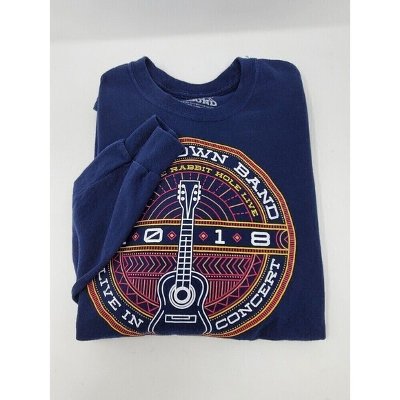 ZAC BROWN BAND CONCERT TEE DOWN THE RABBIT HOLE TOUR 2018 SIZE MEDIUM UNISEX - Picture 1 of 8